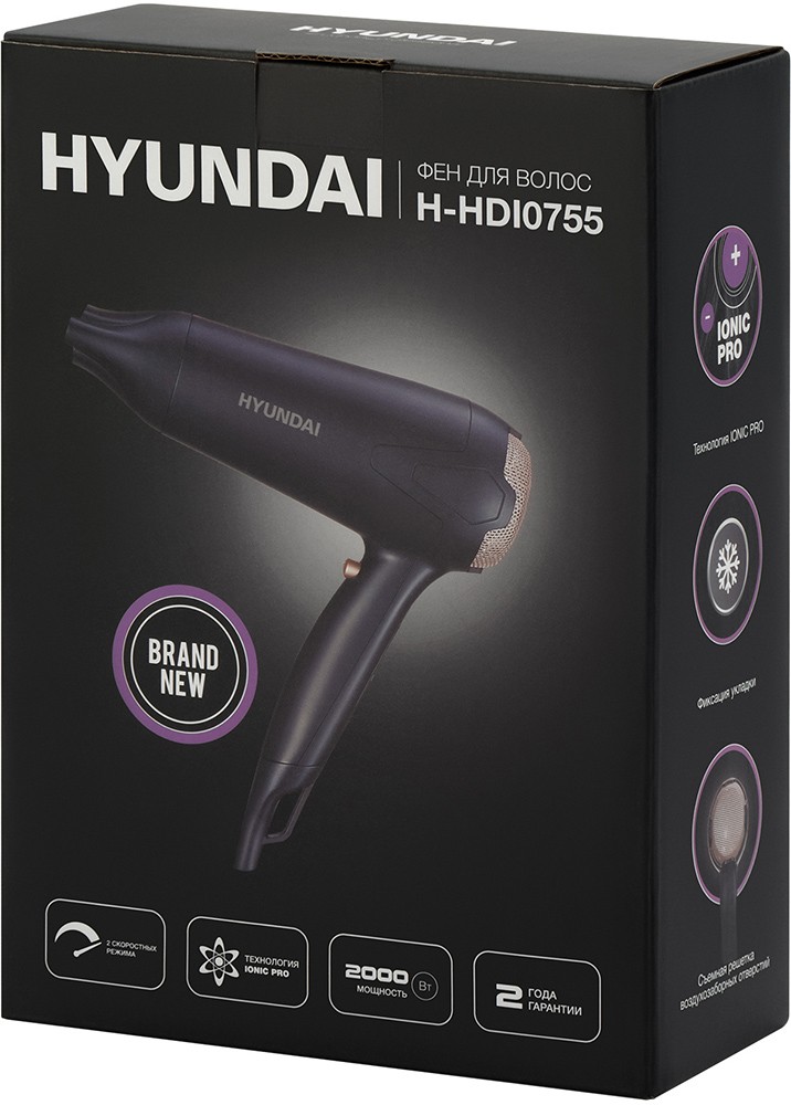 Hyundai H-HDI0755 матовый Черный