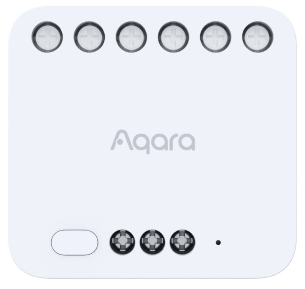 Aqara двухканальное Т2 c сухим контактом Белый (DCM-K01)