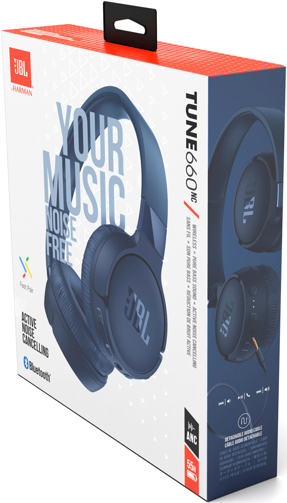 JBL TUNE 660BTNC накладные Blue