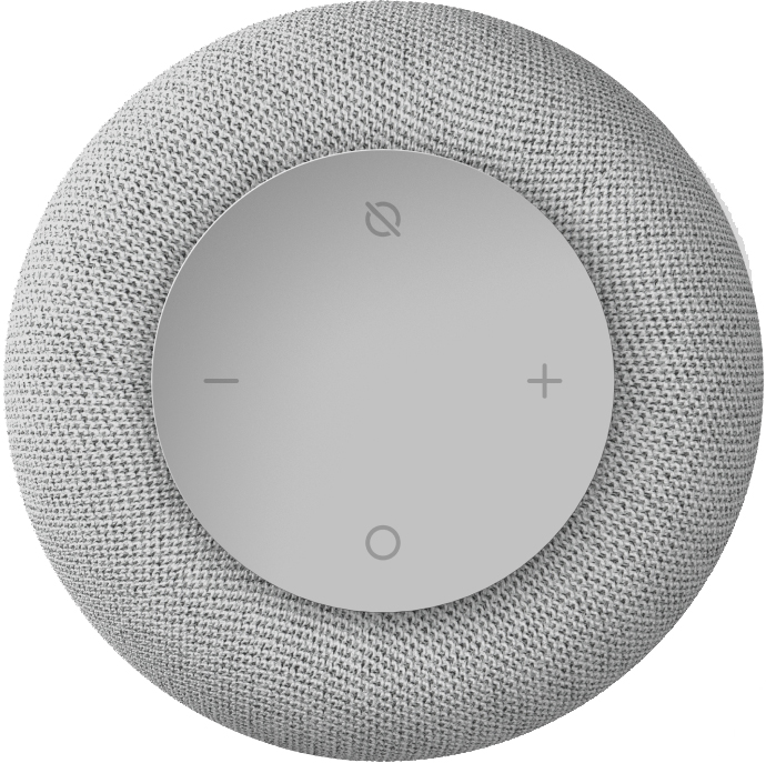 VK Капсула Мини с голосовым помощником Марусей, Светло-серая