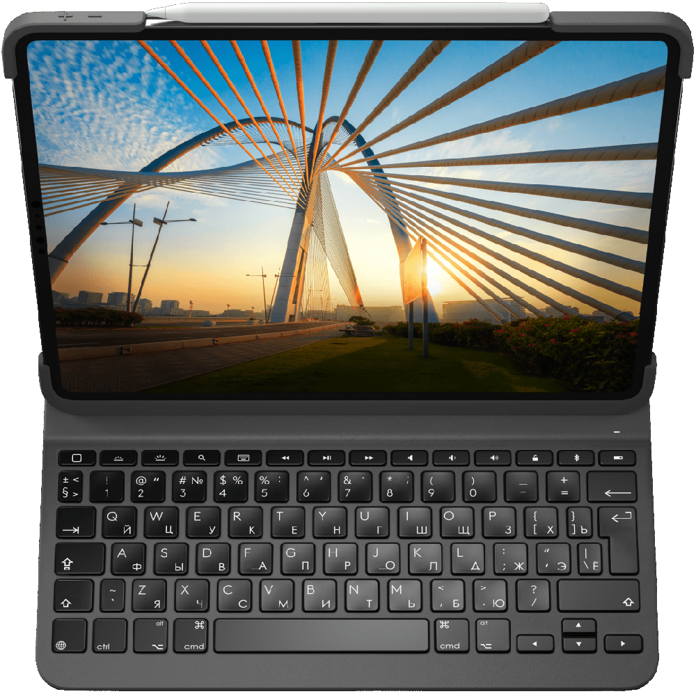 Logitech Slim Folio Pro for iPad Pro 12.9-inch Graphite