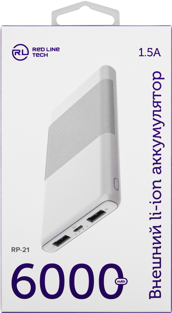 RedLine RP-21 6000mAh White