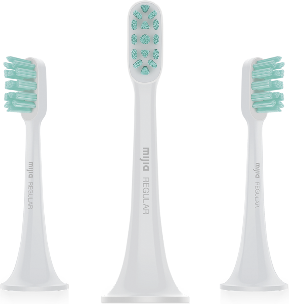 Xiaomi Mi Electric Toothbrush Head standard Light Grey 3шт