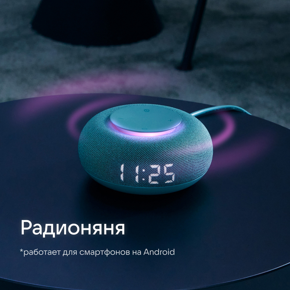 VK Капсула Мини с голосовым помощником Марусей, Хвойная зеленая