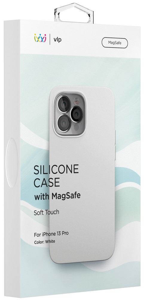VLP iPhone 13 Pro Silicone Case MagSafe White