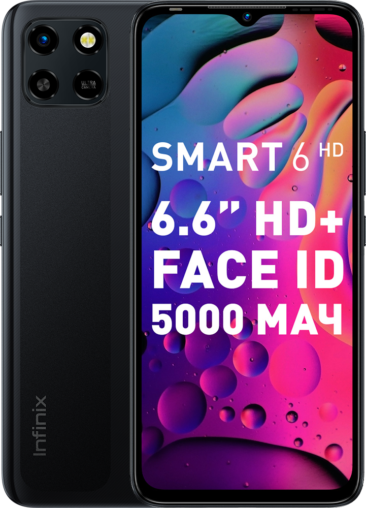 Infinix SMART 6 HD 2/32Gb Черный