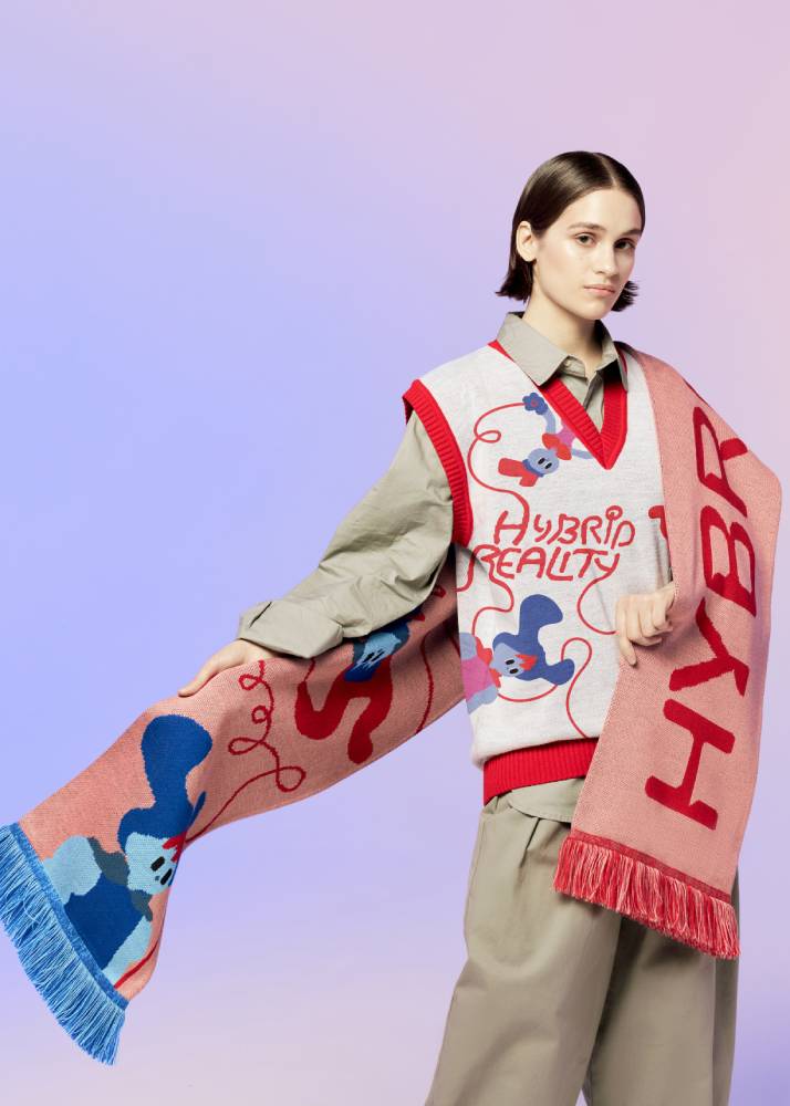 МТС с паттерном розовый