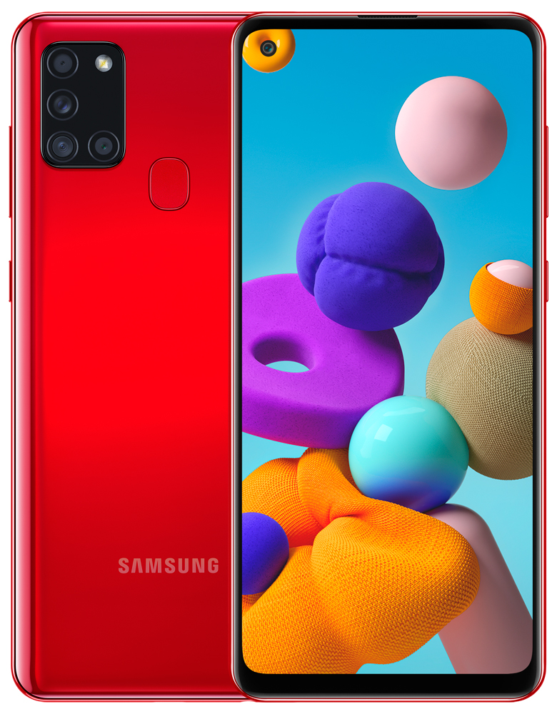 Смартфон Samsung Galaxy A21s 3/32Gb Red: купить по цене 9 990