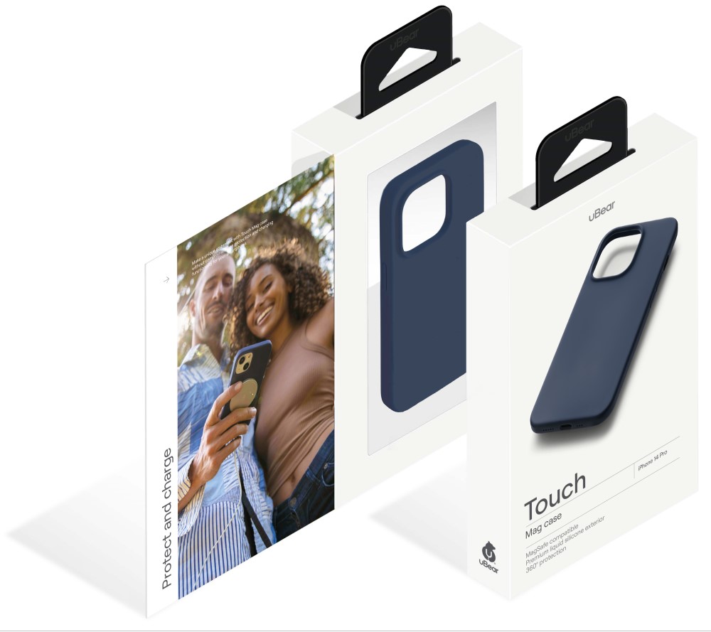 uBear Touch Mag Case для iPhone 14 Pro MagSafe Синий (CS202DB61PTH-I22M)
