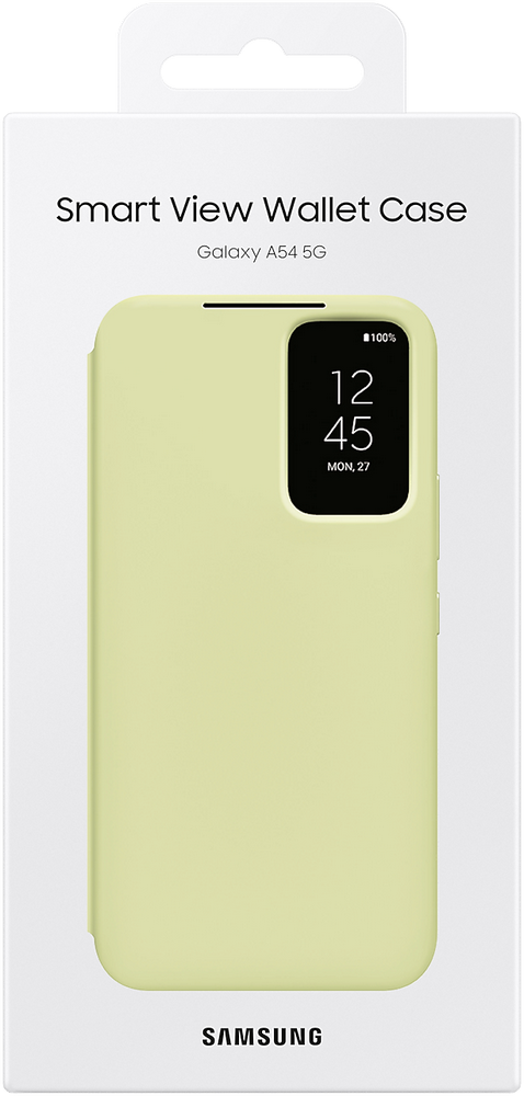 Samsung Galaxy A54 Smart View Wallet Case Лайм