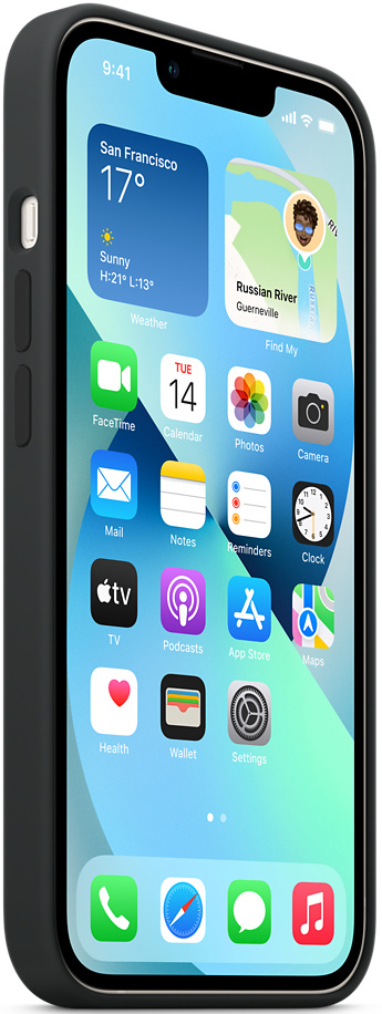 Apple MagSafe iPhone 13 силиконовый Темная ночь (MM2A3ZE/A)