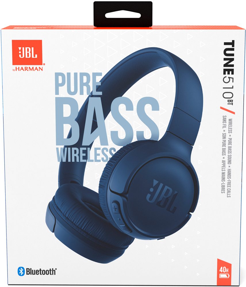 JBL TUNE 510BT накладные Blue