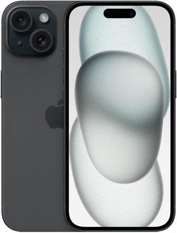 Изображение товара Apple iPhone 15 128 Гб SIM + SIM Черный Б/У "Отличное состояние"