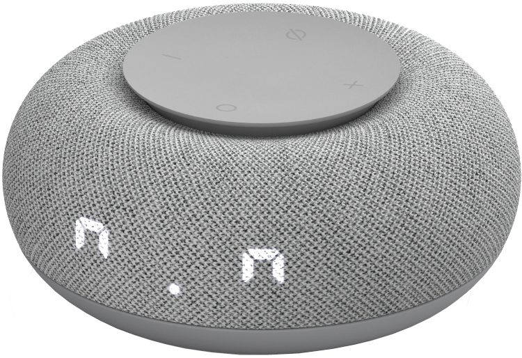 VK Капсула Мини с голосовым помощником Марусей, Светло-серая