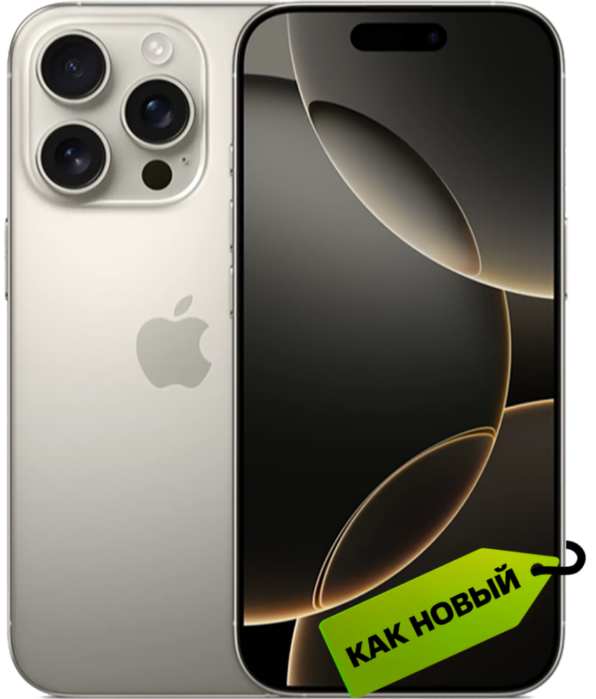 Apple iPhone 16 Pro Max 256 Гб eSIM + SIM Natural Titanium "Как новый"