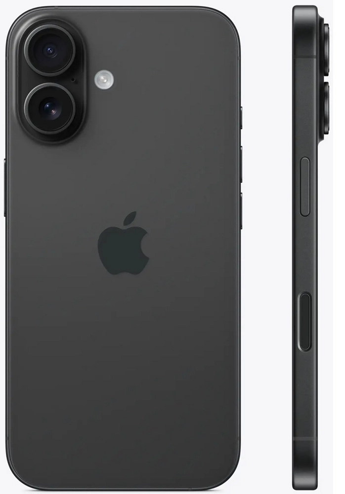 Apple iPhone 16 128 Гб eSIM + SIM Черный «Как новый»