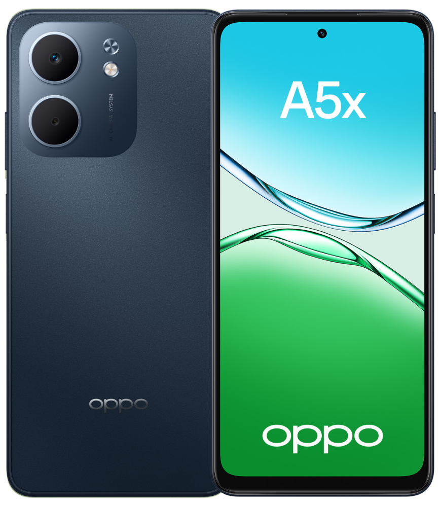 Изображение товара OPPO A5x 4/128 Гб - защищенный смартфон с мощной батареей и ярким дисплеем