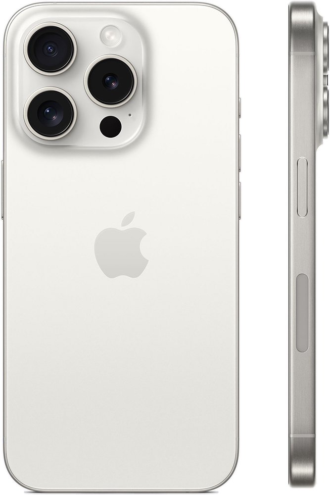 Смартфон Apple iPhone 15 Pro 128Gb SIM + SIM Белый титан: купить