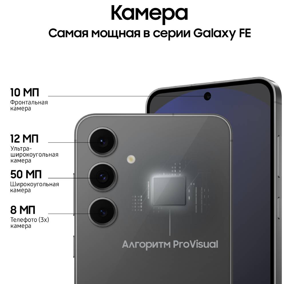 Samsung Galaxy S24FE 8/128 Гб 5G Графитовый (S721)