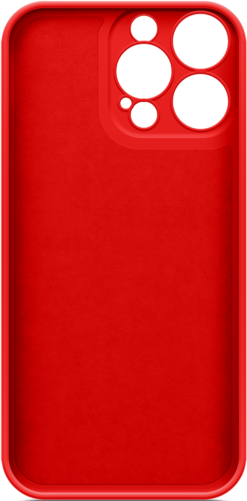 Borasco iPhone 14 Pro Max Microfiber Красный