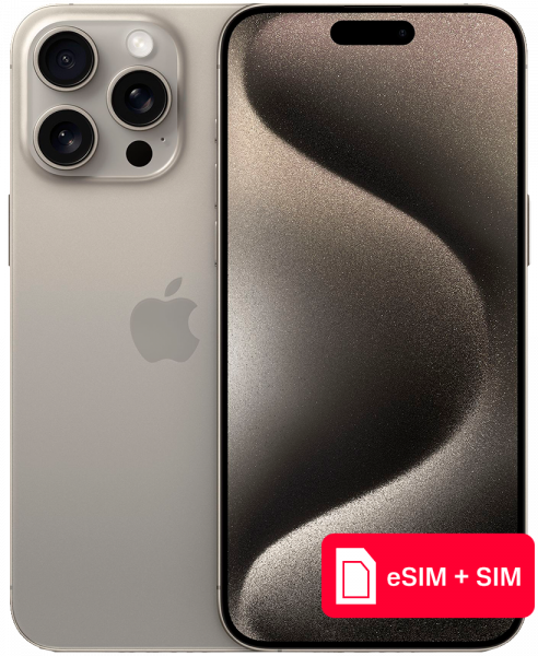 Характеристики Смартфон Apple iPhone 15 Pro Max 512Gb eSIM + SIM