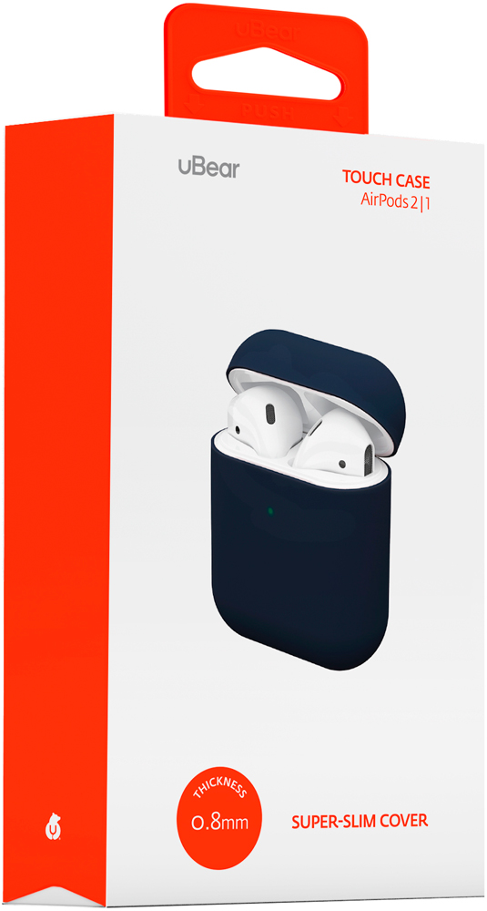 uBear AirPods 2 TouchCase Blue