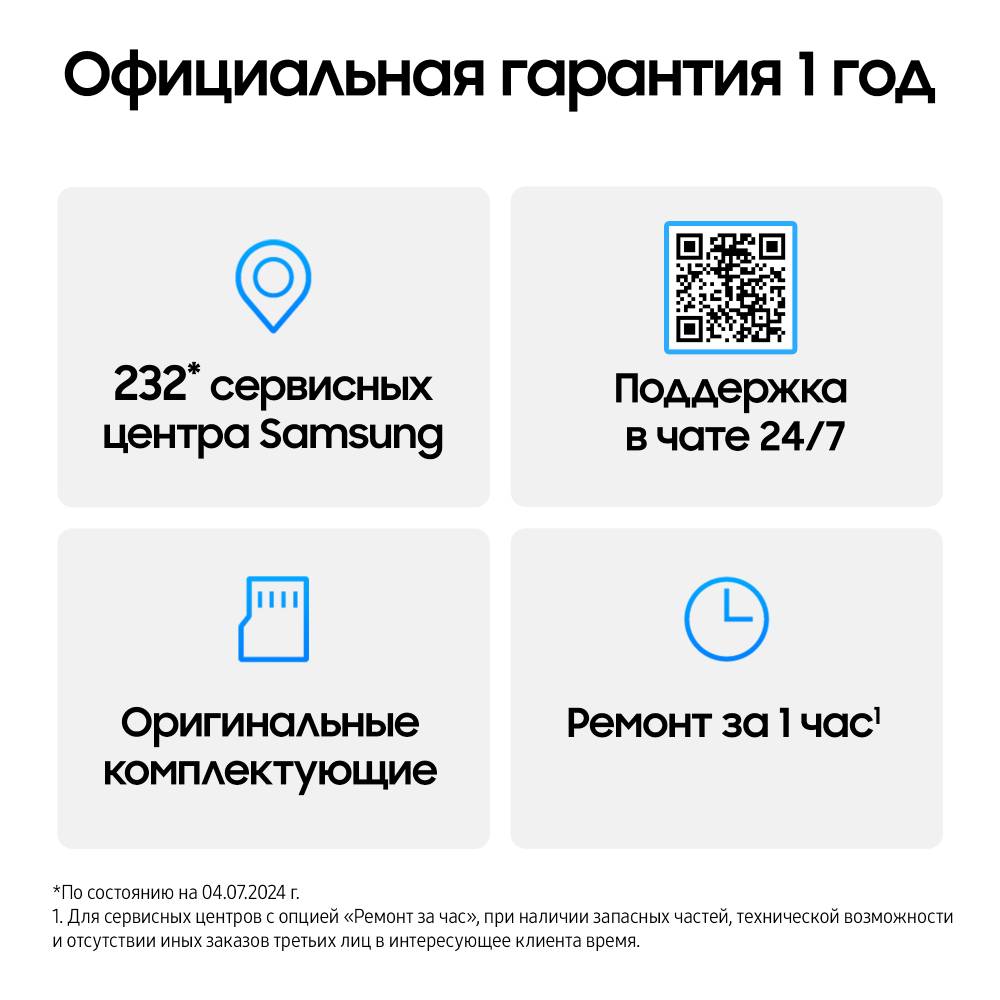 Samsung Galaxy S24FE 8/128 Гб 5G Голубой (S721)