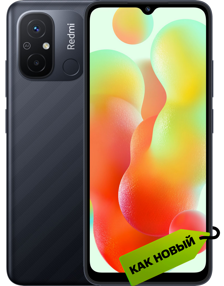 Xiaomi REDMI 12C 4/128 Гб LTE Графитовый серый «Как новый»