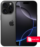 Изображение товара Apple iPhone 16 Pro Max 256 Гб SIM + SIM Black Titanium Б/У "Отличное состояние" Изображение товара Apple iPhone 16 Pro Max 256 Гб SIM + SIM Black Titanium Б/У "Отличное состояние"