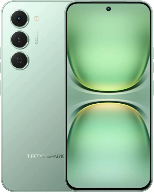 Изображение товара TECNO Spark 40 Pro 8/256 Гб Зеленый современный смартфон с AMOLED экраном