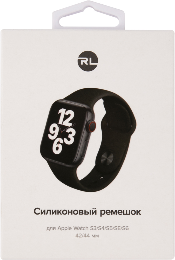 Изображение товара Силиконовый ремешок RedLine для Apple Watch 38/40мм черный Изображение товара Силиконовый ремешок RedLine для Apple Watch 38/40мм черный