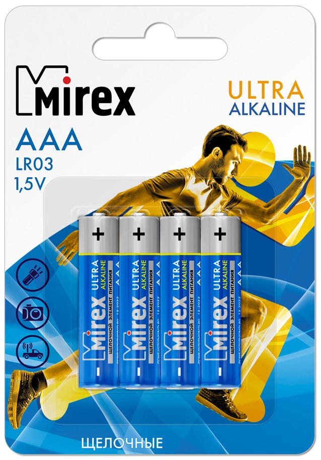 Mirex AAА блистер 4шт