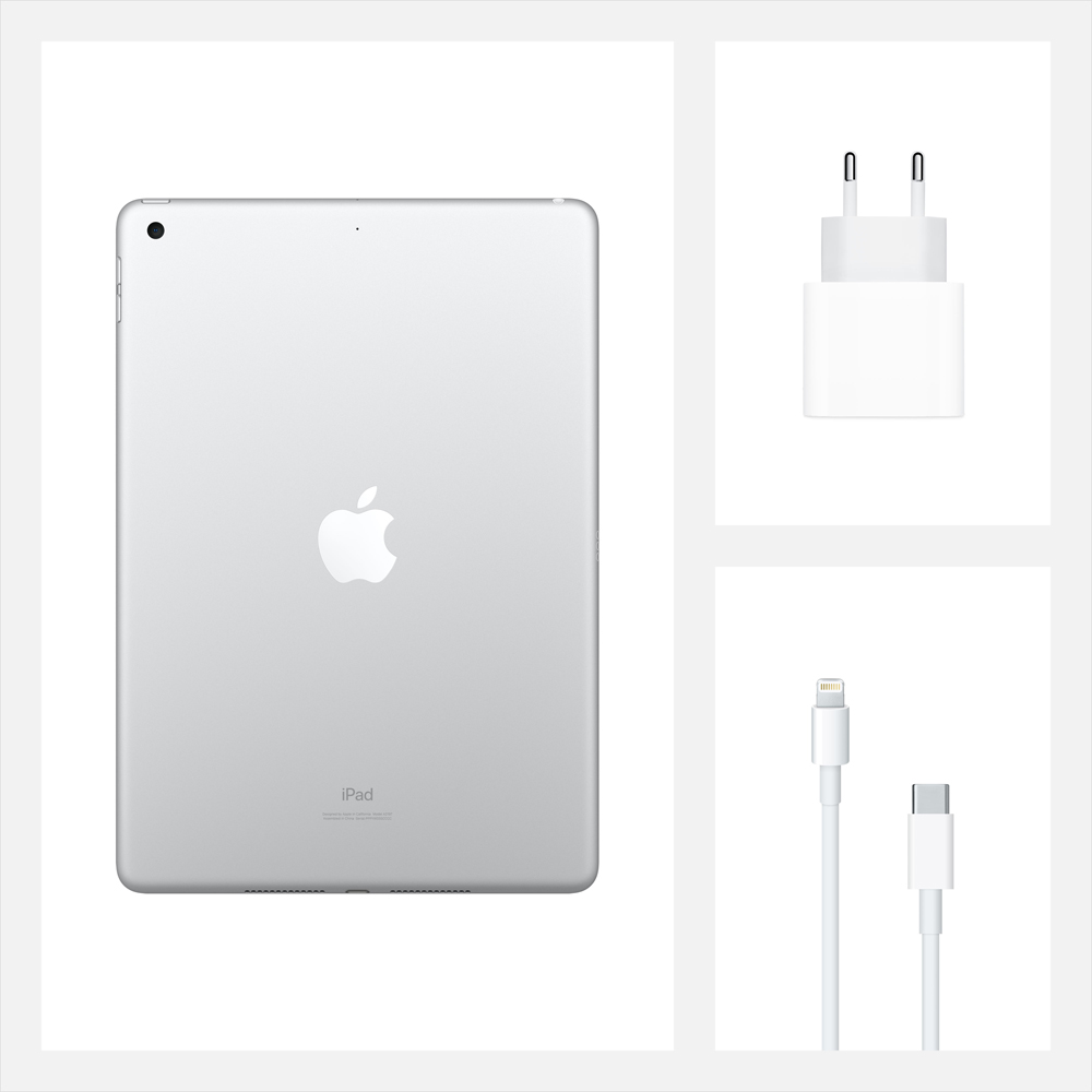 Apple iPad 2020 Wi-Fi 10.2" 32Gb Серебристый (MYLA2RU/A)