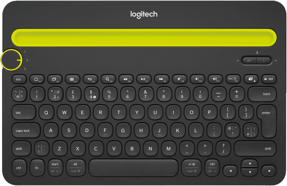 Logitech Bluetooth Multi-Device Keyboard K480 беспроводная Graphite