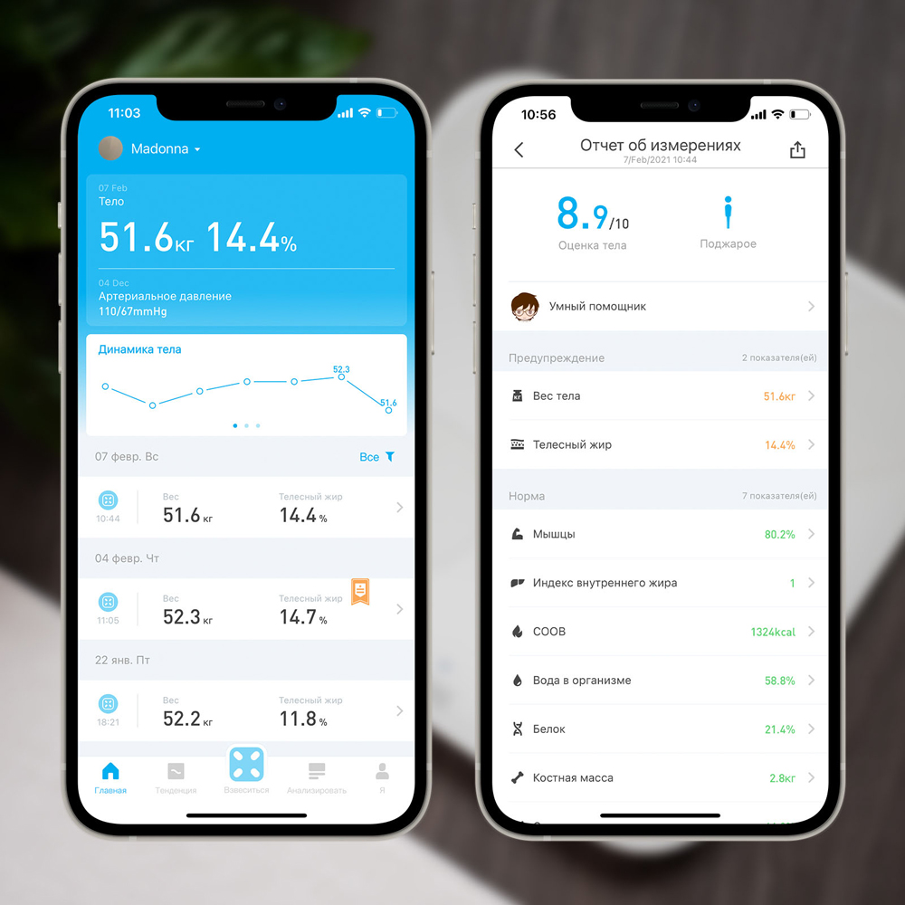 Picooc S3 Lite V2 с Wi-Fi White