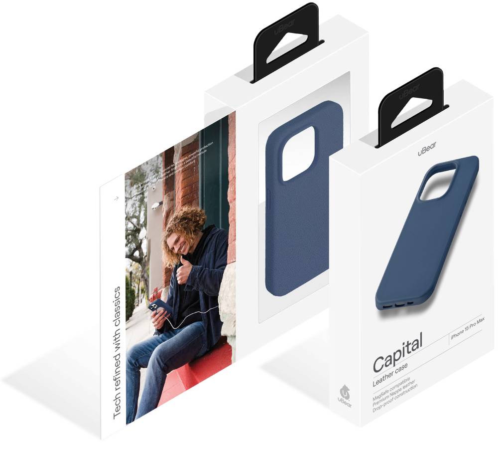 uBear Capital Case для iPhone 15 Pro Max с MagSafe Синий