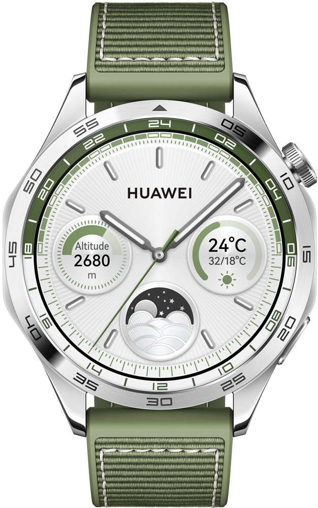 Часы HUAWEI Watch GT 4 Phoinix 46мм Зеленые: купить по выгодной