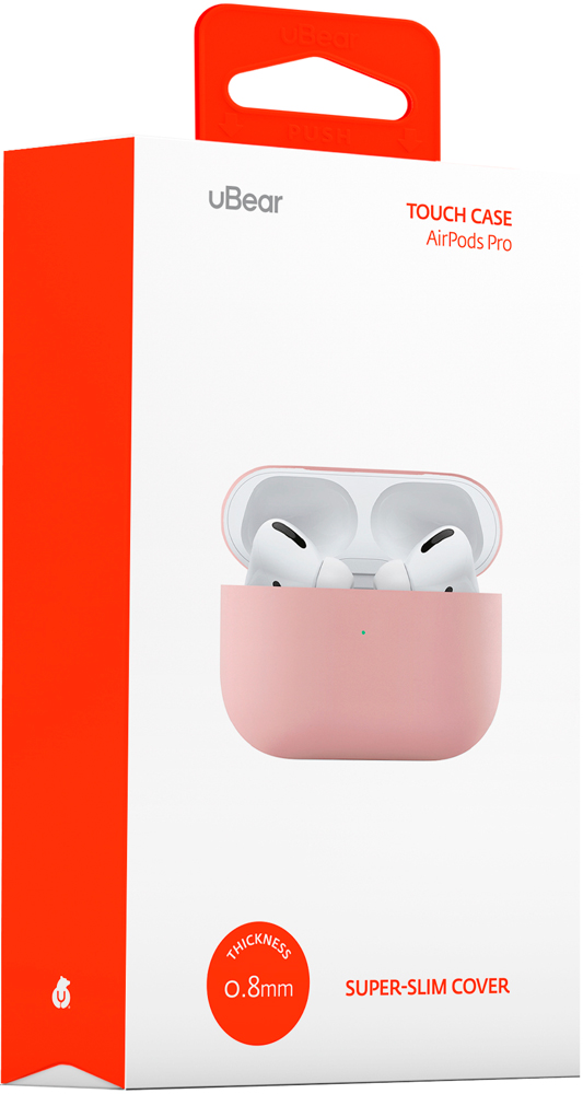 uBear AirPods Pro TouchCase light Pink