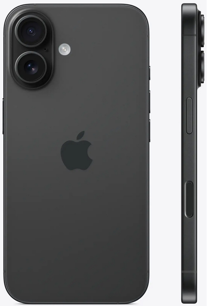 Смартфон Apple iPhone 16 128Gb SIM + SIM Черный: купить по