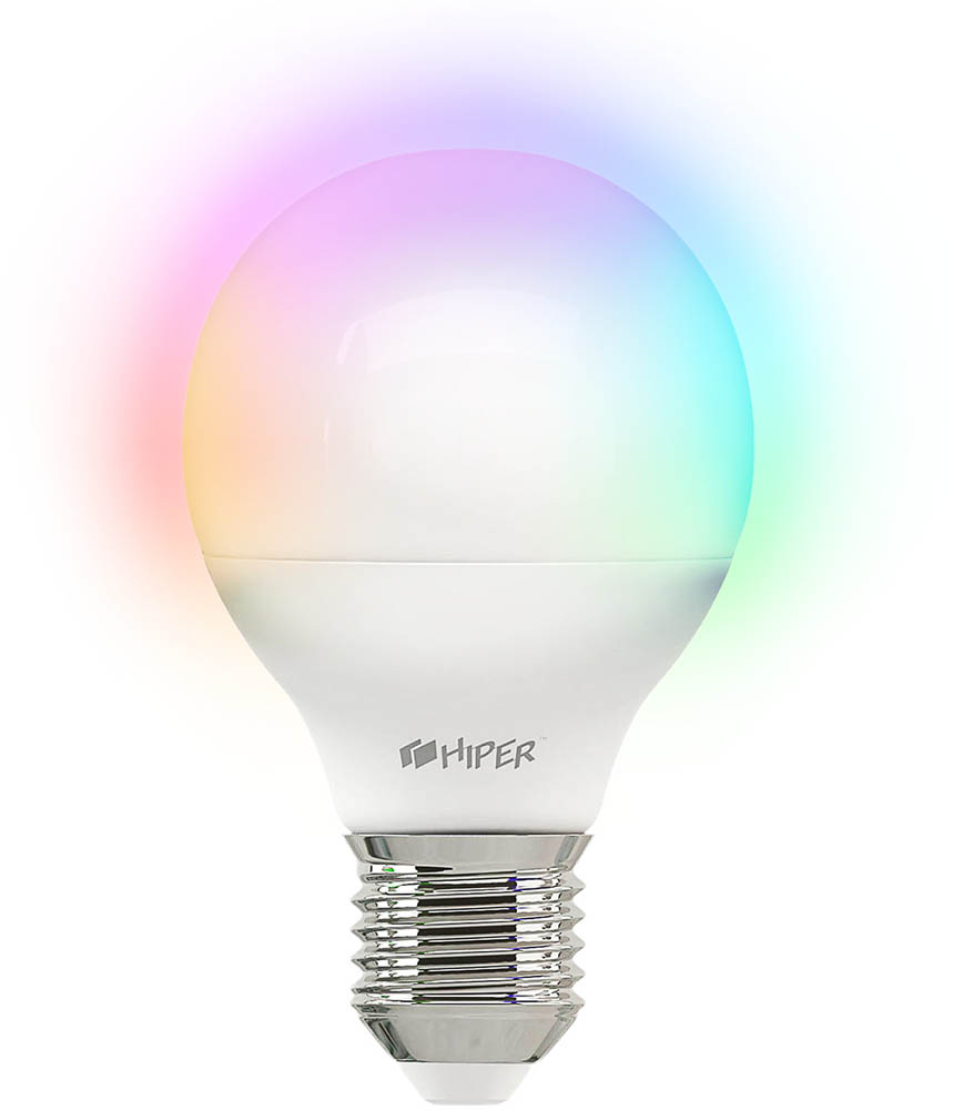 HIPER Smart LED bulb IoT LED A1 RGB WiFi Е27 цветная