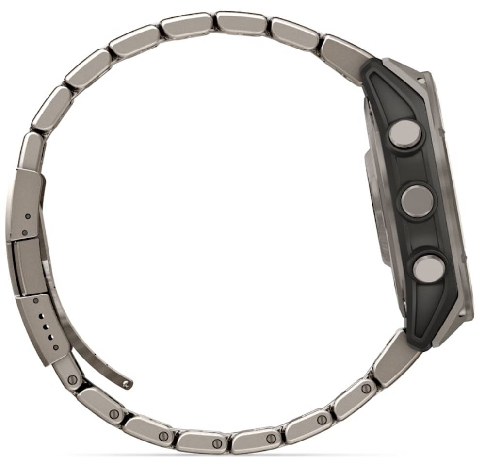 Garmin Fenix 8 AMOLED Sapphire 47мм Светло-серые с титановым ремешком