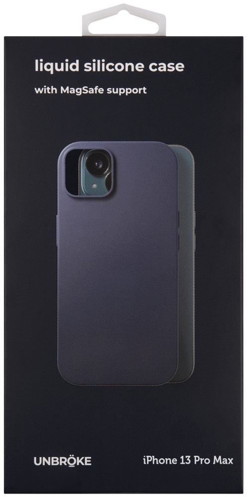 UNBROKE iPhone 13 Pro Max Liquid Silicone MagSafe синий