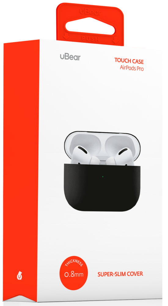 uBear AirPods Pro TouchCase light Black