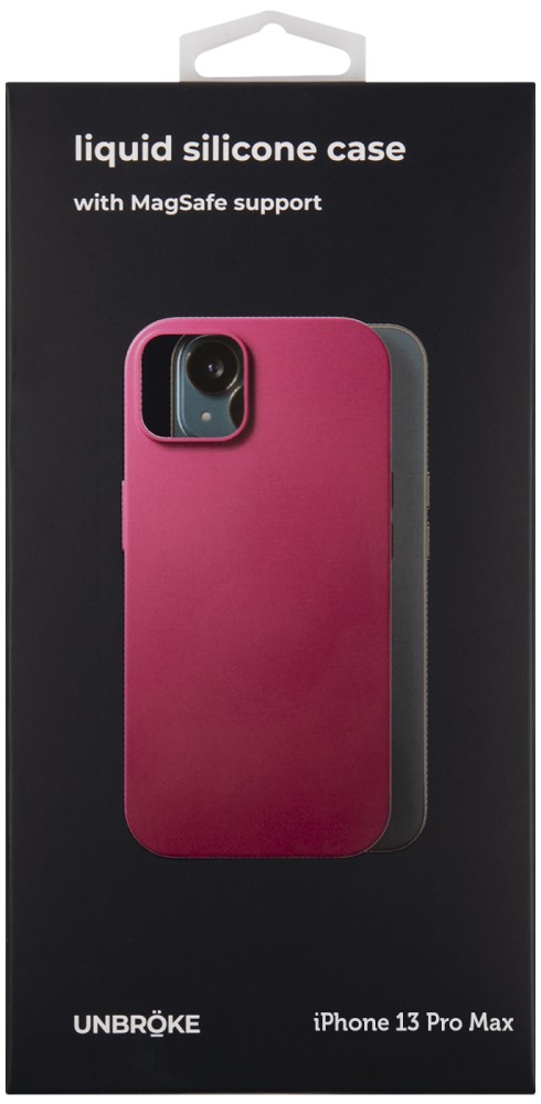 UNBROKE iPhone 13 Pro Max Liquid Silicone MagSafe винный