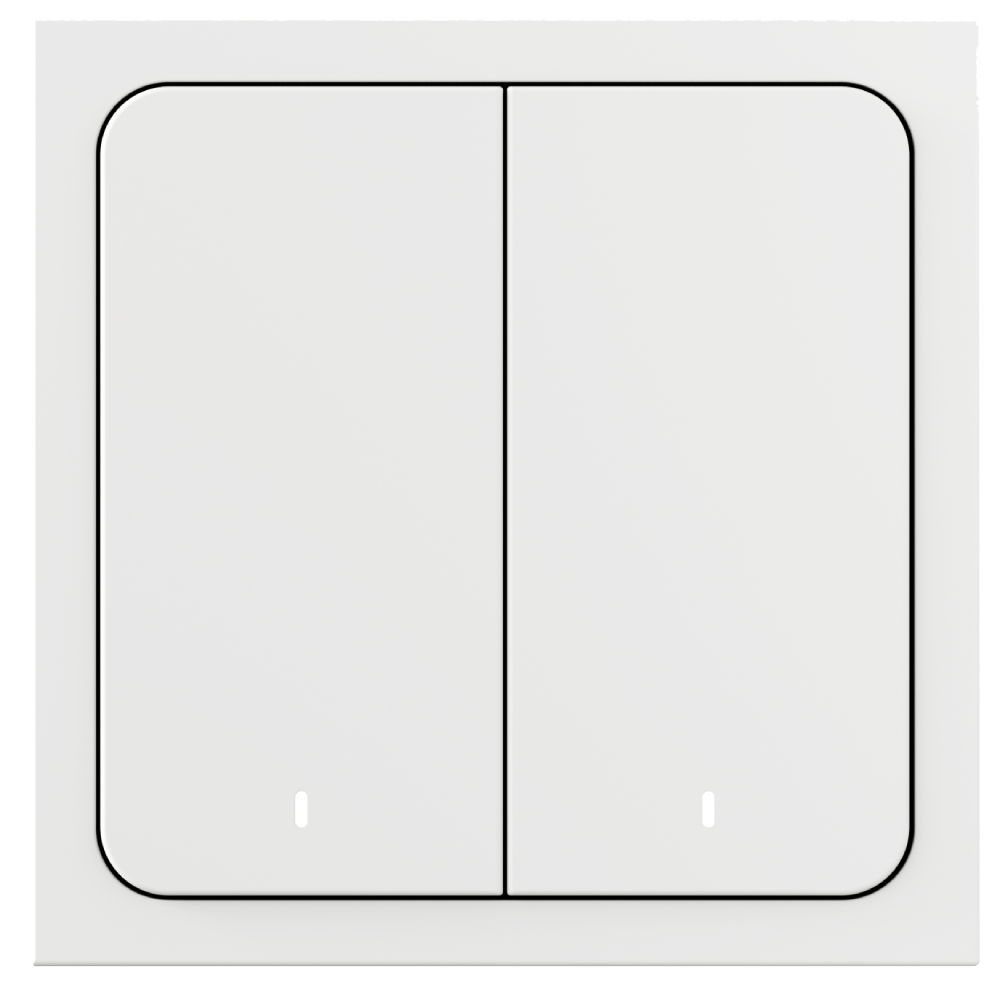 Яндекс беспроводной 2 клавиши Zigbee работает с Алисой Белый