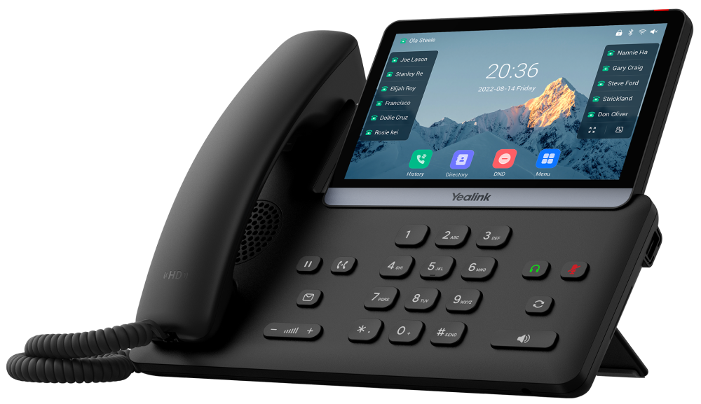 IP-телефон YEALINK SIP-T77U Черный: купить по цене 27 090 рублей в ...