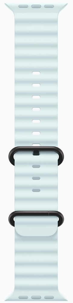 Apple Watch Ultra 2 (2024) Black Titanium +ремешок Ocean Band ice blue