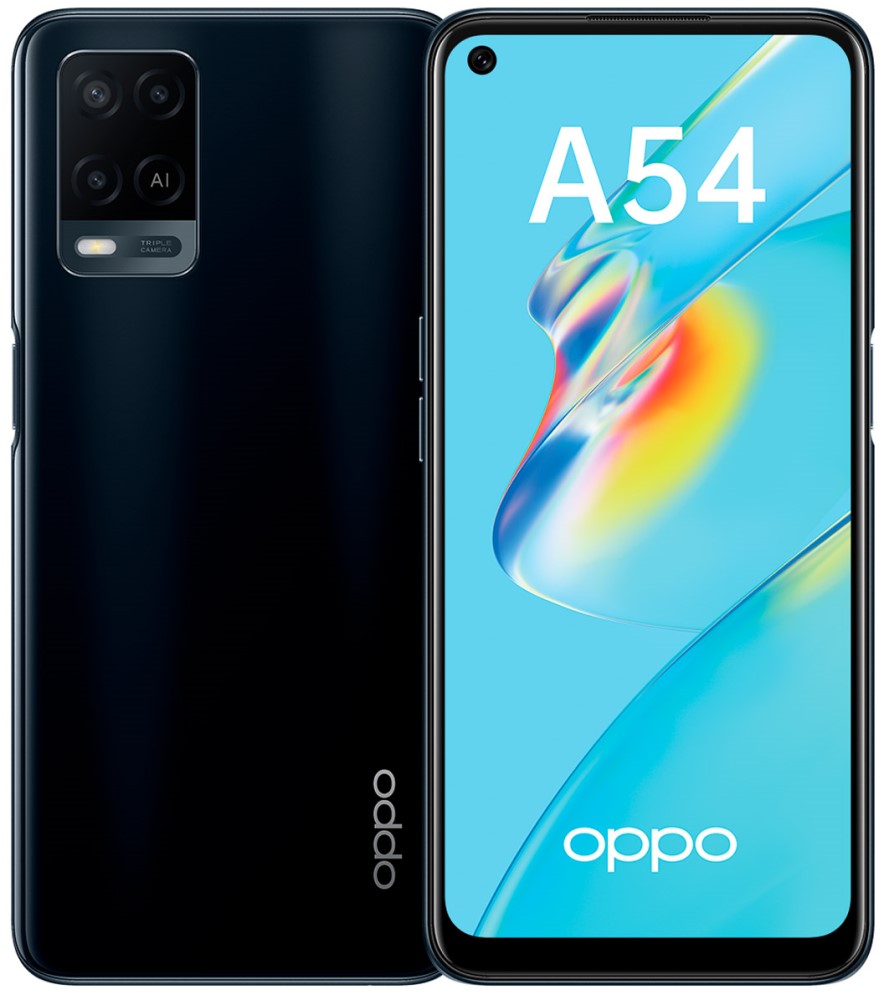 Смартфон OPPO A54 4/64 Crystal Black: купить по цене 2 990 рублей