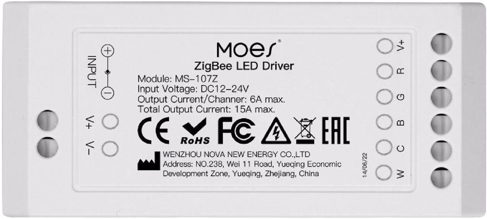 MOES Zigbee LED driver MS-107Z Белый