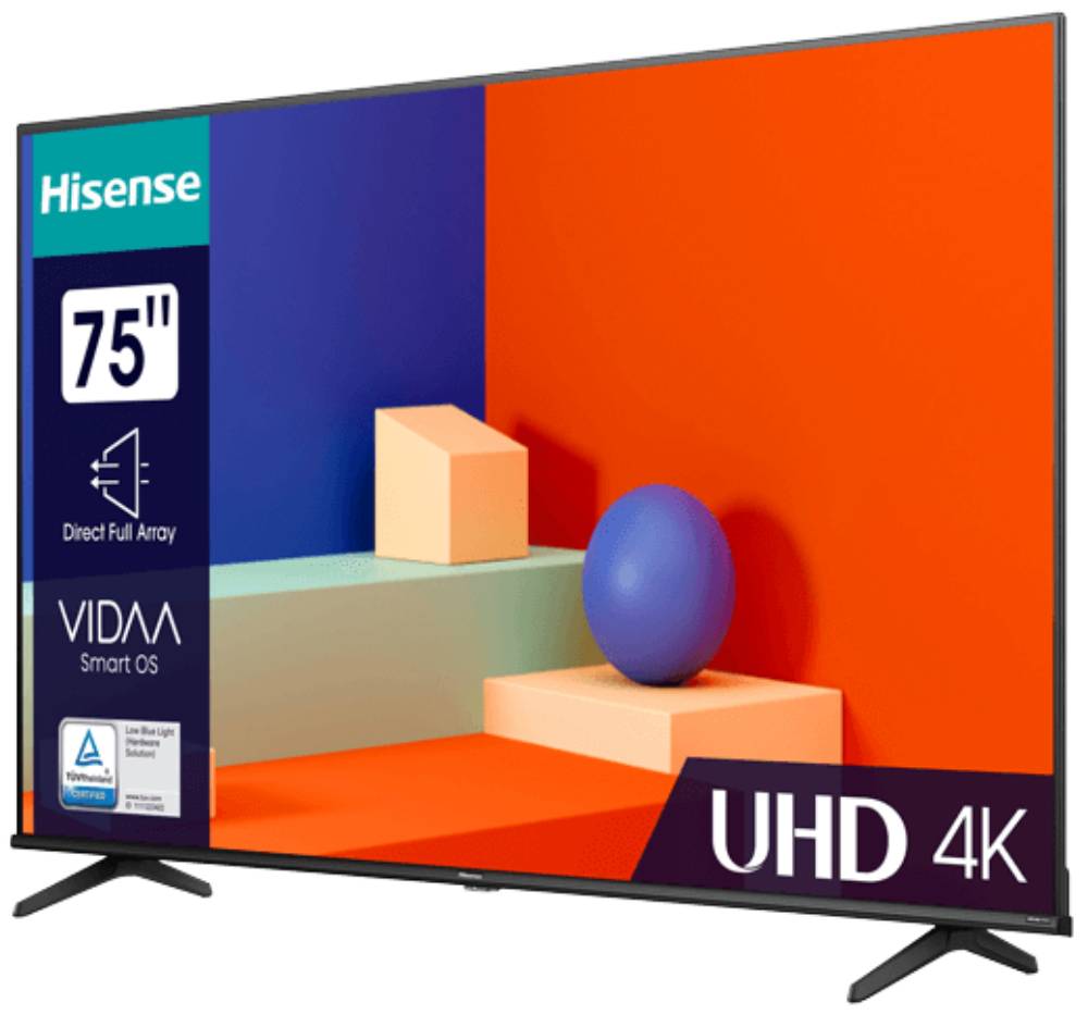 Hisense 75" 75A6K Черный